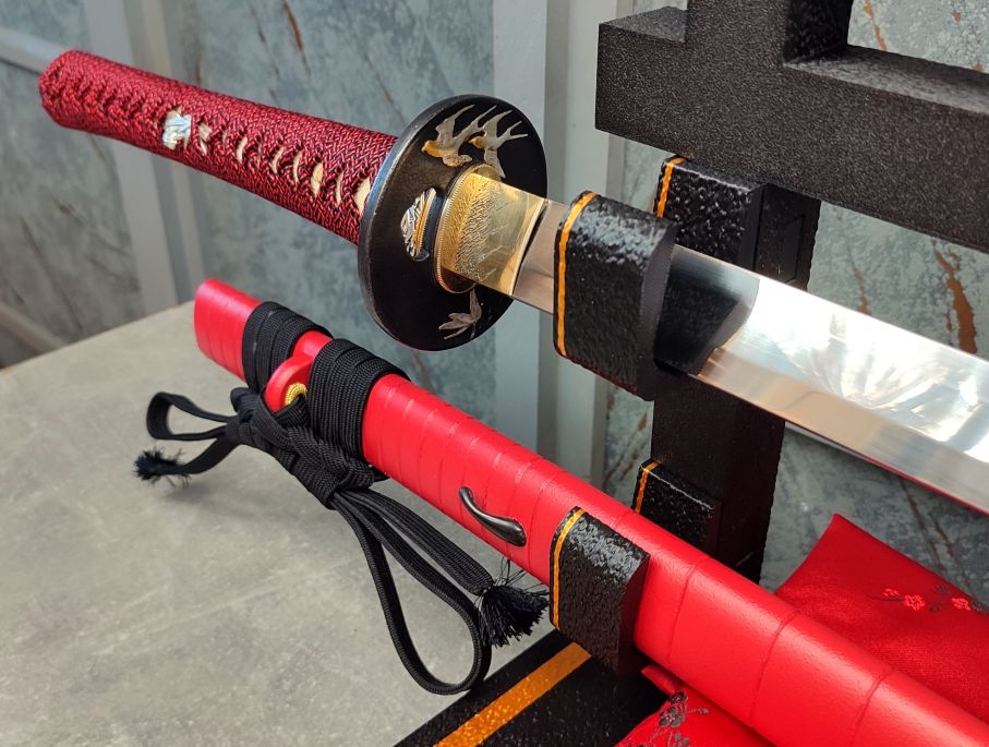 Munenori Katana Red Samurai - miecz samurajski