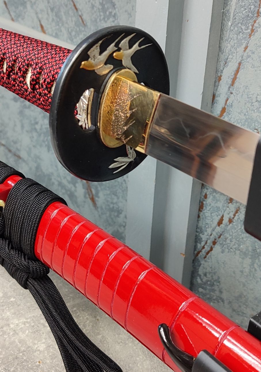 Munenori Katana Red Samurai - miecz samurajski