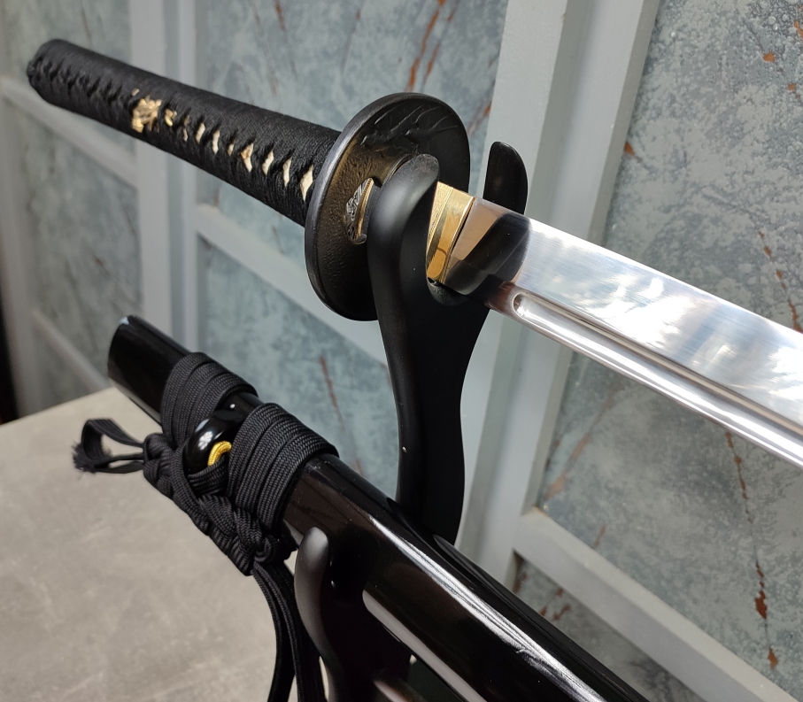 Munenori Heavy Target Katana 9260 steel with bo-hi - miecz samurajski