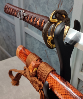 Munenori Snake King Katana San-mai gitae - miecz samurajski