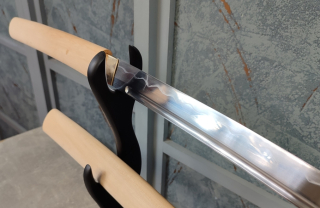 Munenori T10 steel Shirasaya Katana with bo-hi - miecz samurajski