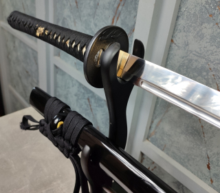 Munenori Heavy Target Katana 9260 steel with bo-hi - miecz samurajski