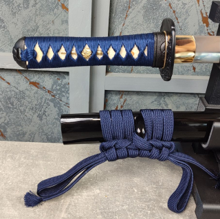 Munetoshi Wakizashi Ti-Lung blue - Munetoshi Wakizashi Ti-Lung - miecz samurajski