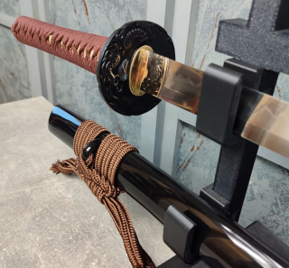 Kojiro Ryujin Katana with bo-hi brown - miecz samurajski