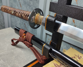Munenori Hagakure San Mai Katana z wadō